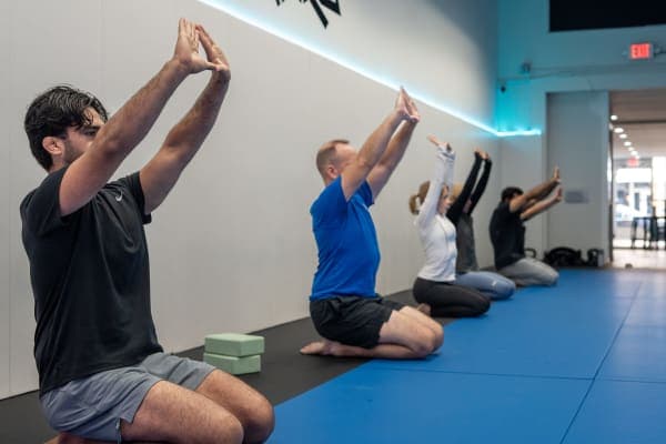 Flexibility and mobility class at Island City Jiu-Jitsu in Alameda
