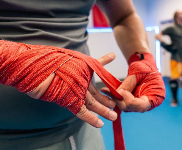 Muay Thai kickboxing training at Island City Jiu-Jitsu in Alameda