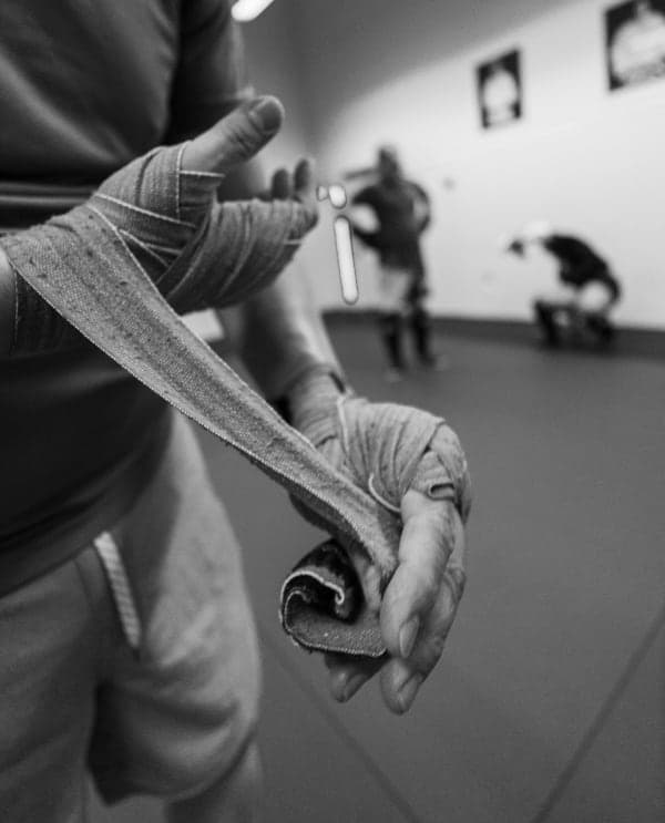 Muay Thai kickboxing training at Island City Jiu-Jitsu in Alameda