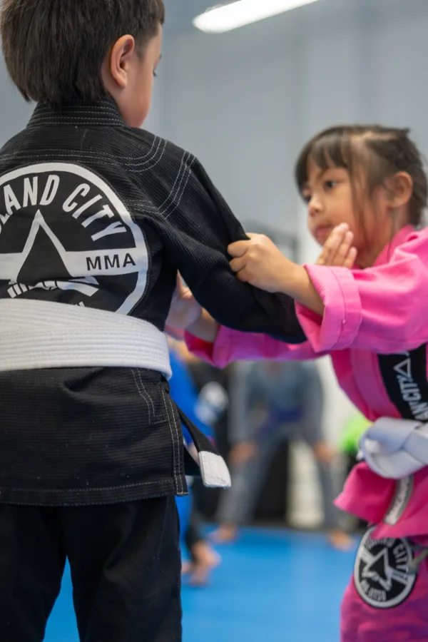 Youth Brazilian Jiu-Jitsu class at Island City Jiu-Jitsu in Alameda